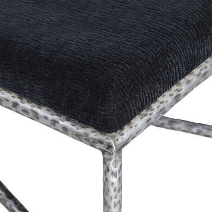 Valley - Bench With Silver Frame