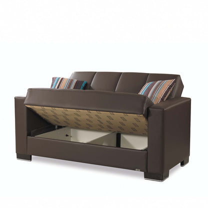 Ottomanson Armada - Upholstered Convertible Loveseat With Storage