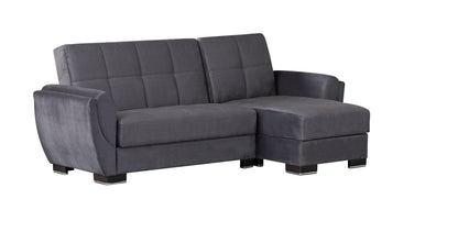 Ottomanson Armada Air - Upholstered Convertible Chaise Lounge With Storage - Microfiber
