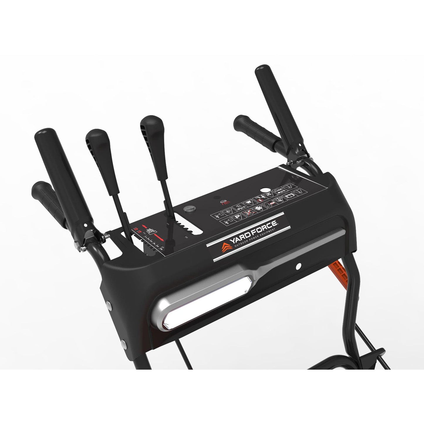Yard Force - 24" Gas Dual Stage Snowblower - Orange / Black