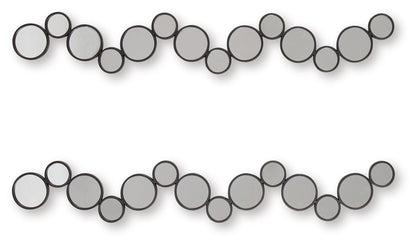 Vinler - Accent Mirror Set (Set of 2) - Black