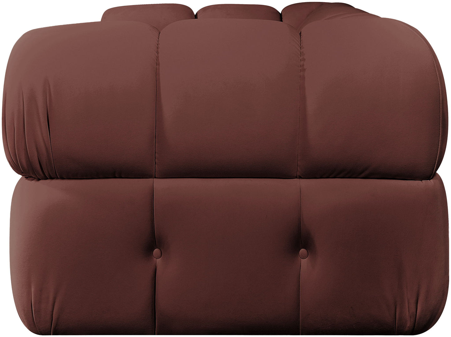 Orin - Velvet Performance Fabric Upholstered 2 Piece Modular Sofa (2 Corner Chairs)