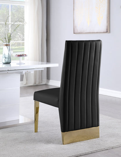 Porsha - Dining Chair (Set of 2) - Gold Base