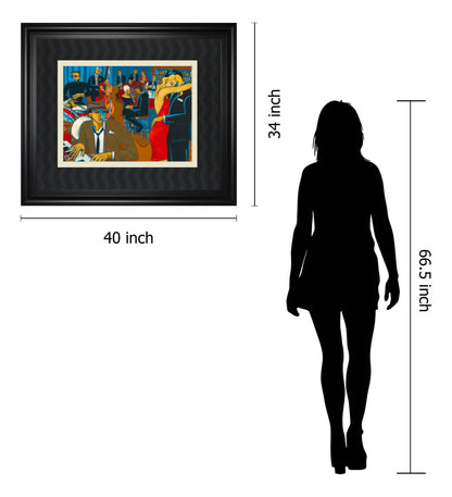 After Hours By Marsha Hammel - Framed Print Wall Art - Black