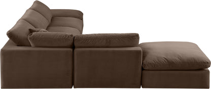 Comfy - 6 Piece Velvet Modular Sectional