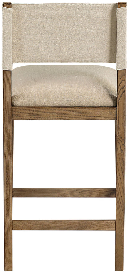 Avon - Linen Textured Performance Fabric Counter Stool
