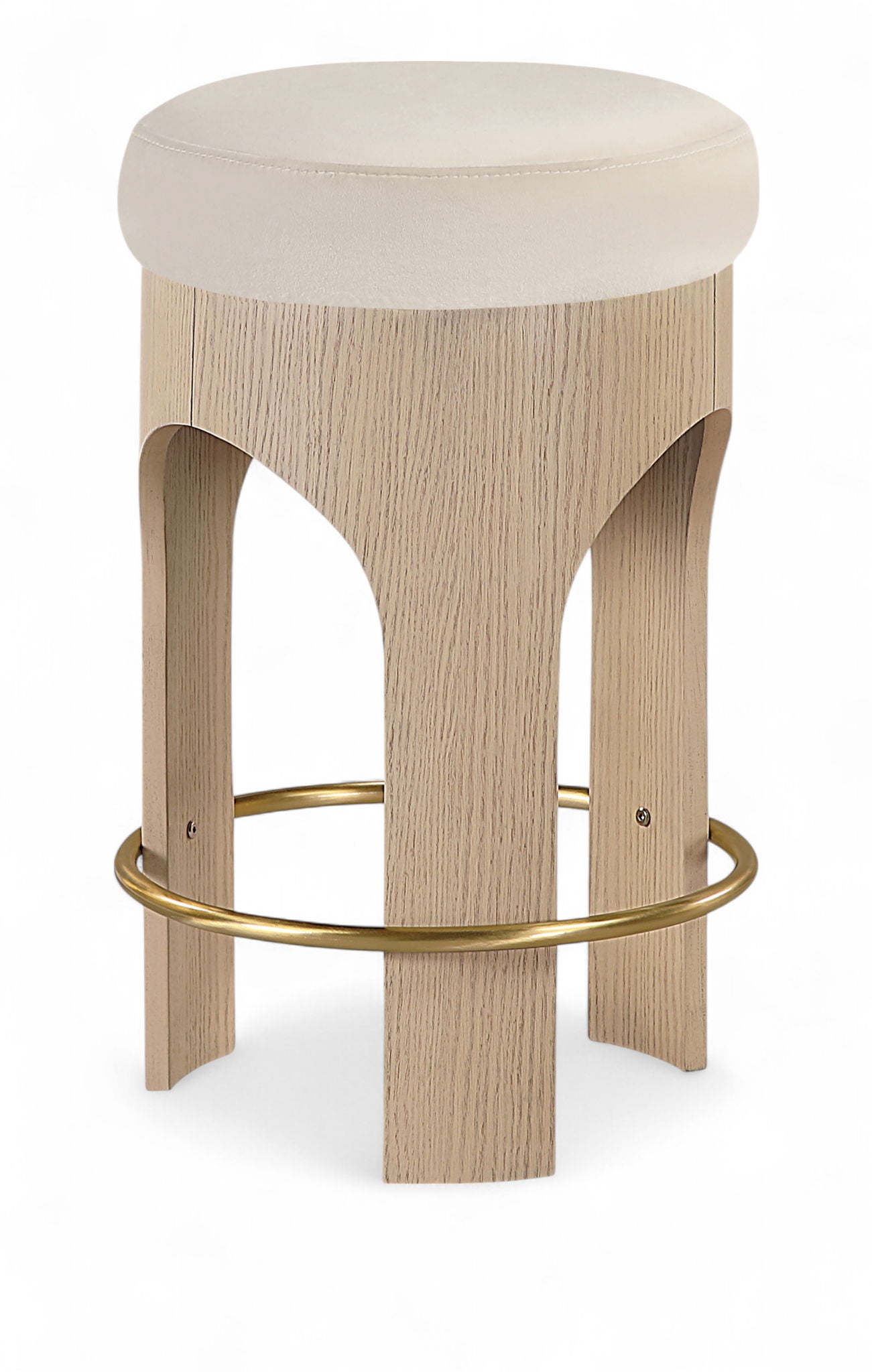 Bocceli - Counter Stool - Natural Base
