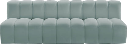Arc - Faux Leather 3 Seats Modular Sofa