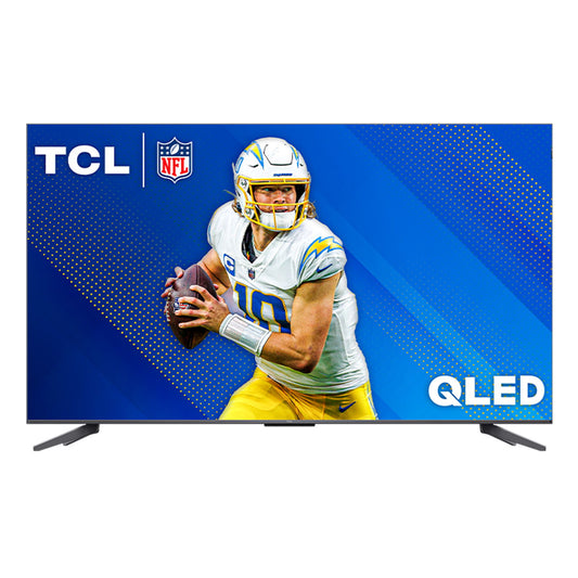 TCL - 55" 4K UHD HDR QD-LED Full Array Dim, Google TV - Black