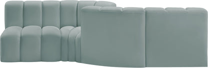 Arc - Faux Leather 4 Piece Sofa