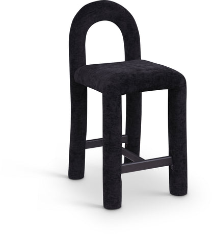 Amari - Chenille Fabric Stool