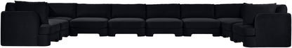 Hammond - Velvet Performance Fabric Upholstered 10 Piece Sectional