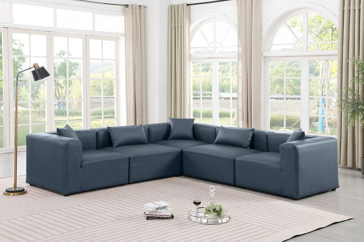 Cube - 5 Piece Modular Corner Sectional