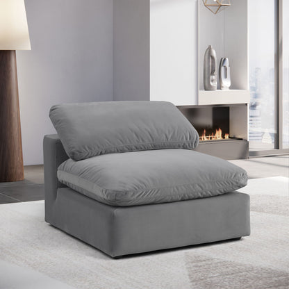 Comfy - Velvet Armless Chair