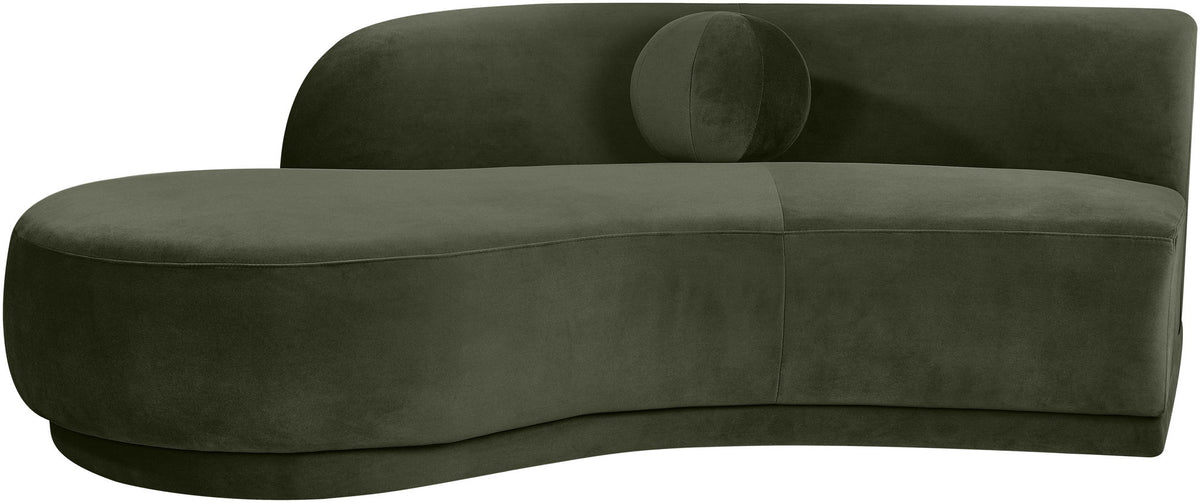 Avra - 86" Velvet Performance Fabric Upholstered Sofa