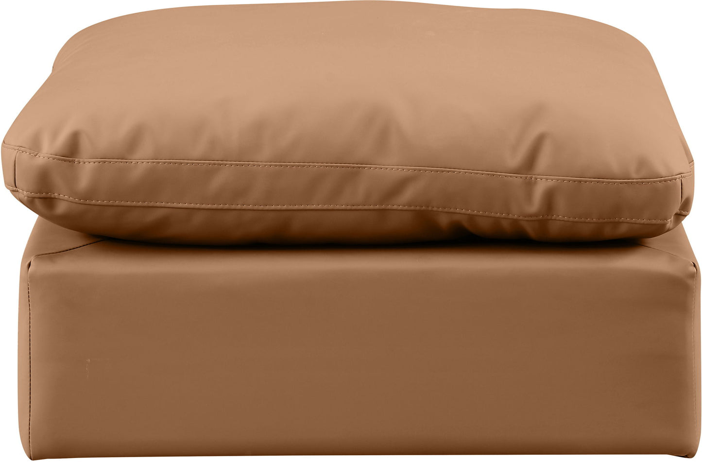 Indulge - Faux Leather Ottoman