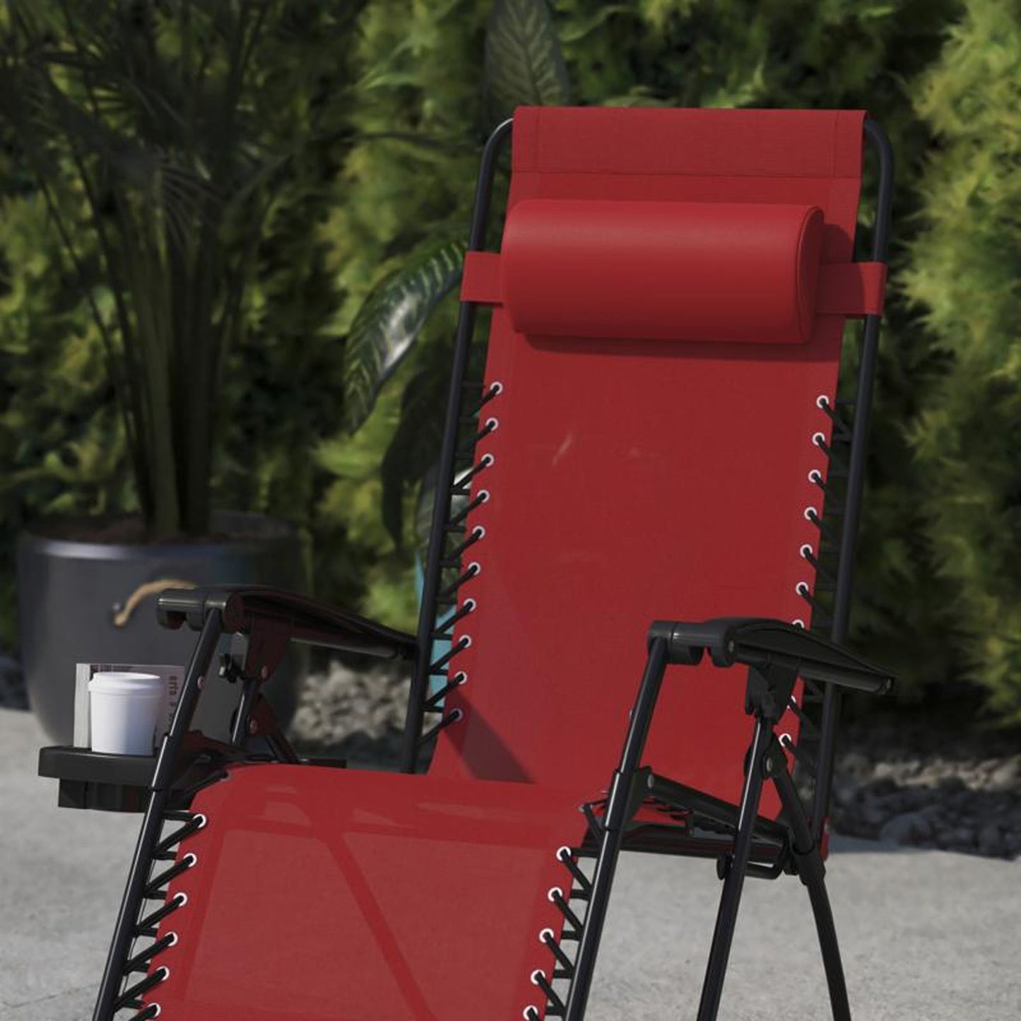 Flash Furniture - Zero Gravity Lounge Chair (Set of 2) - Red