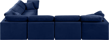 Indulge - Velvet 6 Piece Modular Corner Sectional