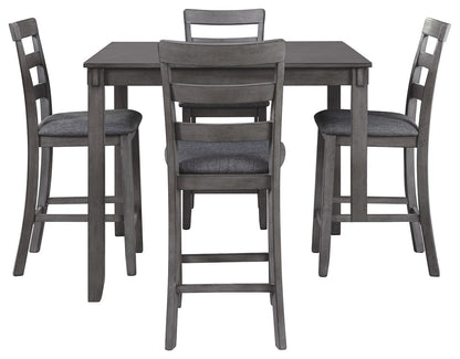 Bridson - Square Counter TBL Set (Set of 5) - Gray