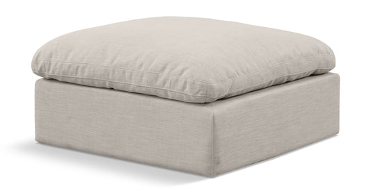 Indulge - Linen Ottoman