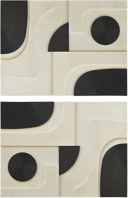 Element - Mango Wood 2 Piece Wall Art
