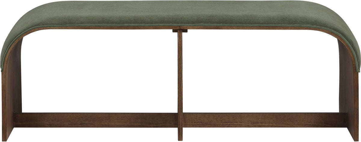 Sable - 52" Velvet Performance Fabric Upholstered Bench