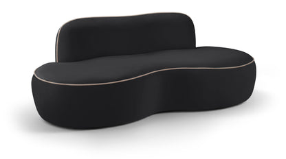 Swerve - Velvet 77" Upholstered Loveseat