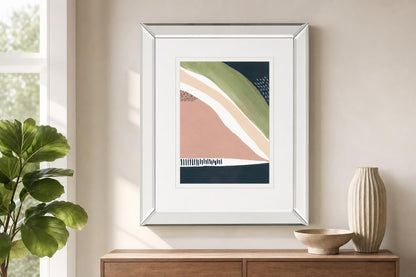 Simple Marks IV By Regina Moore - Pink
