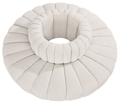 Arc - Boucle Fabric 8 Piece Round Modular Sofa