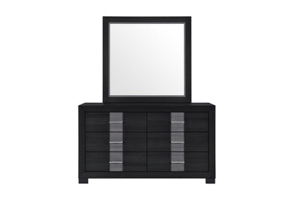 Optimus - 5 Piece Queen Bedroom Set - Black