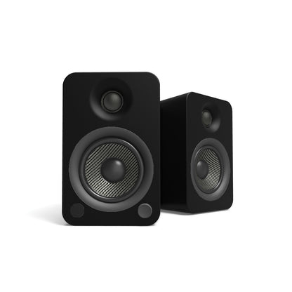 Kanto - YU4 Powered Bookshelf Speakers - Matte Black