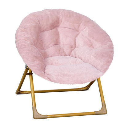 Flash Furniture - Kids Fur Moon Chair - Blush