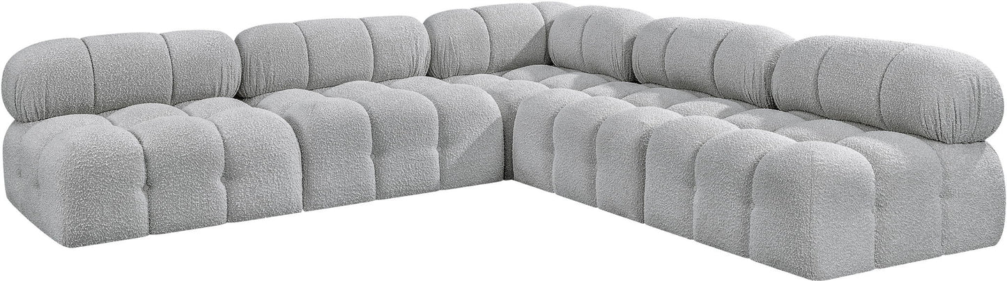 Ames - 5 Piece Fabric Modular Corner Sectional