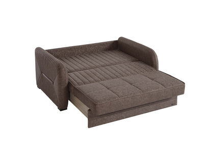 Ottomanson Speedy - Upholstered Convertible Loveseat With Storage