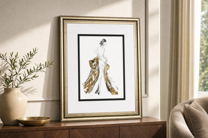 34x40 All That Glitters I By Tava Studios - White