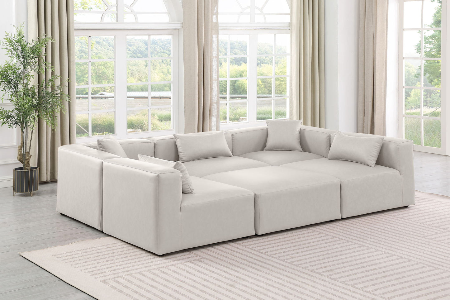 Cube - 6 Piece Modular Sectional