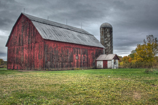 Small - Barn - Green