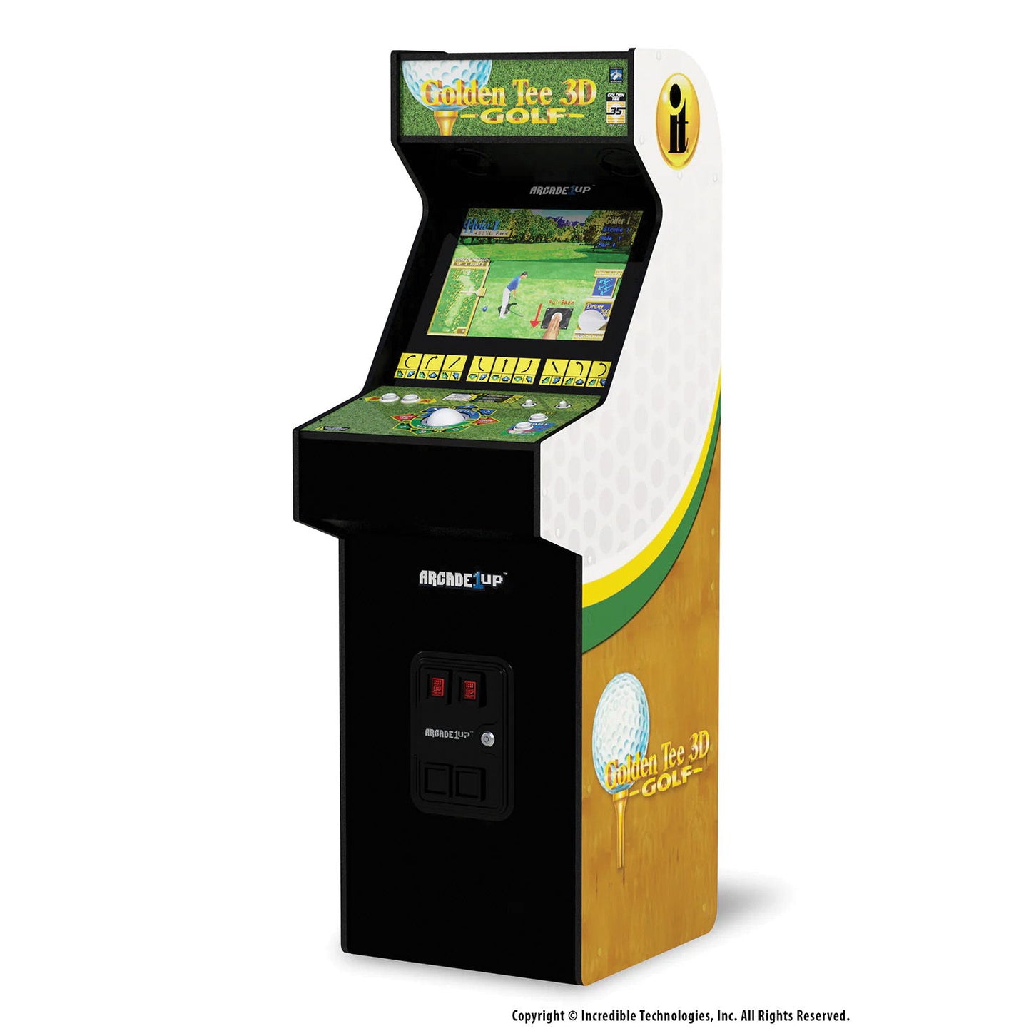 Arcade - 1 Up - Golden Tee Deluxe Arcade