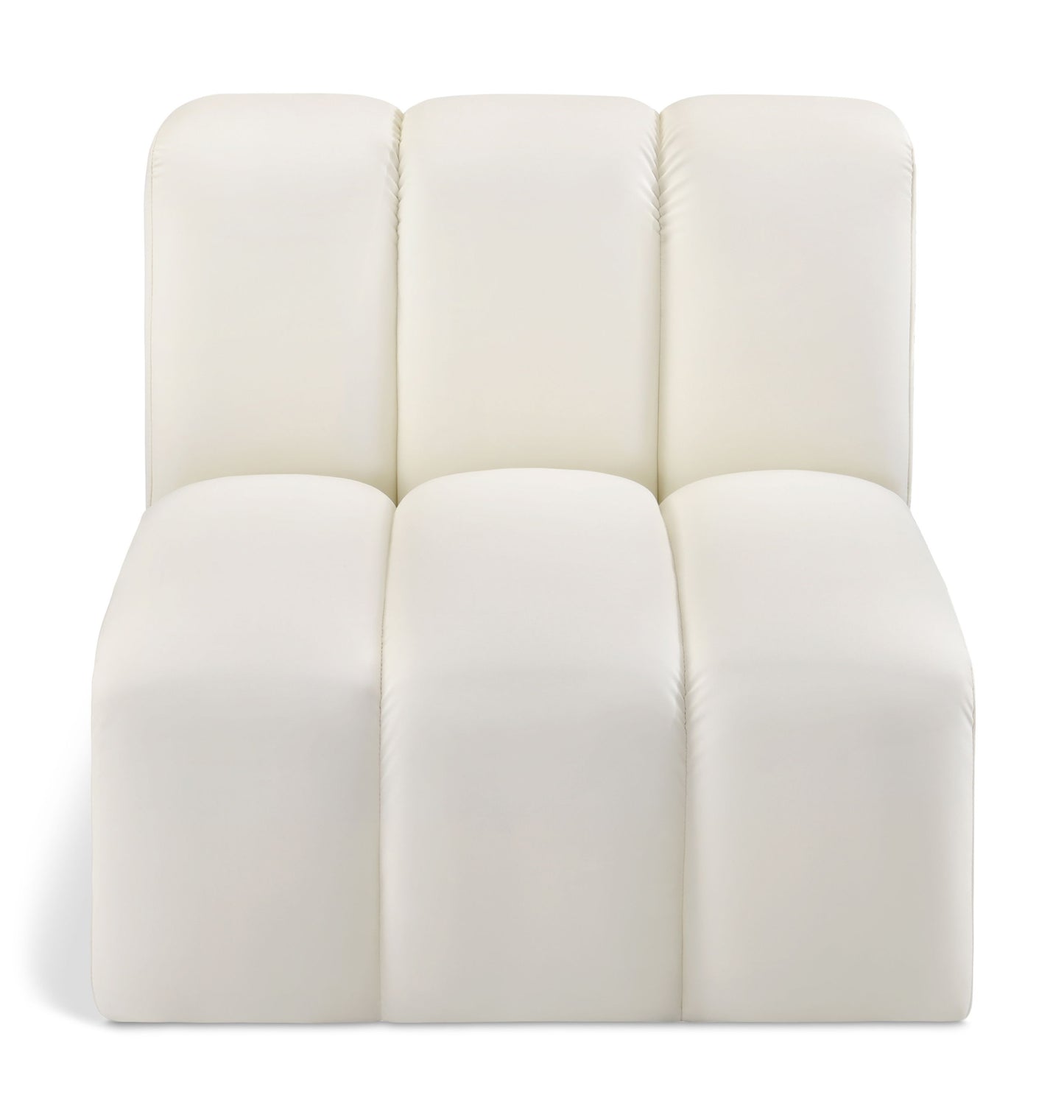 Arc - Faux Leather Straight Chair