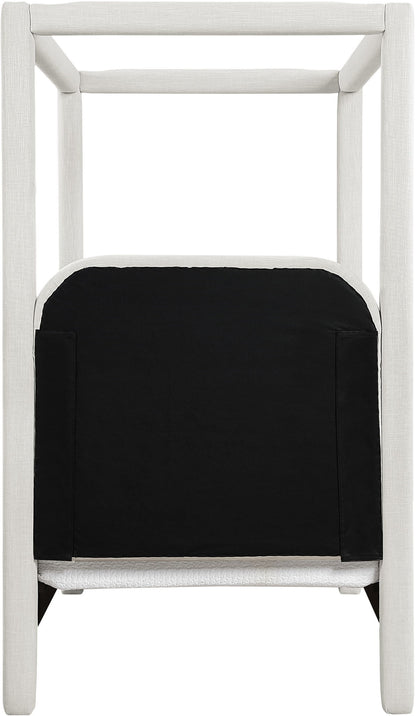 Salina - Linen Textured Fabric Upholstered Bed