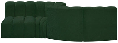 Arc - Boucle Fabric 4 Piece Sofa
