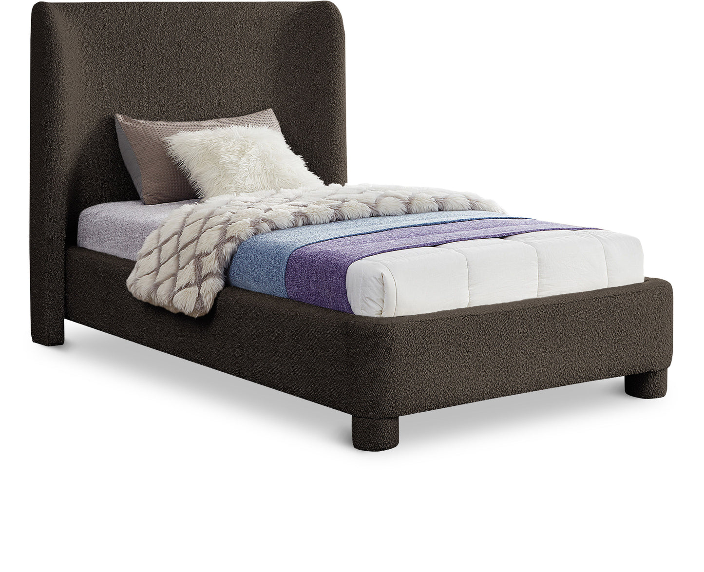 Penny - Boucle Fabric Bed