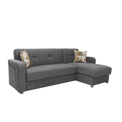 Ottomanson Harmony - Upholstered Convertible Chaise Lounge With Storage