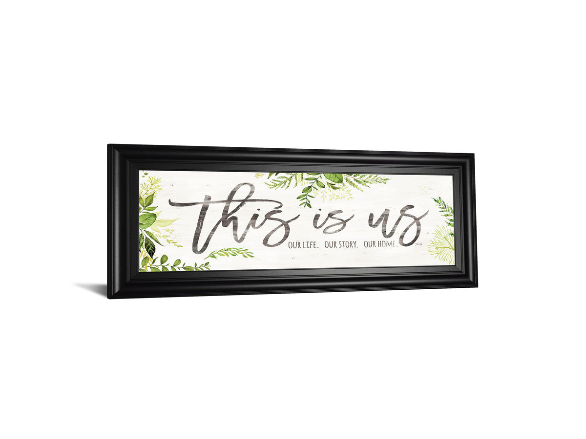 This Is Us By Marla Rae - Framed Print Wall Art - White