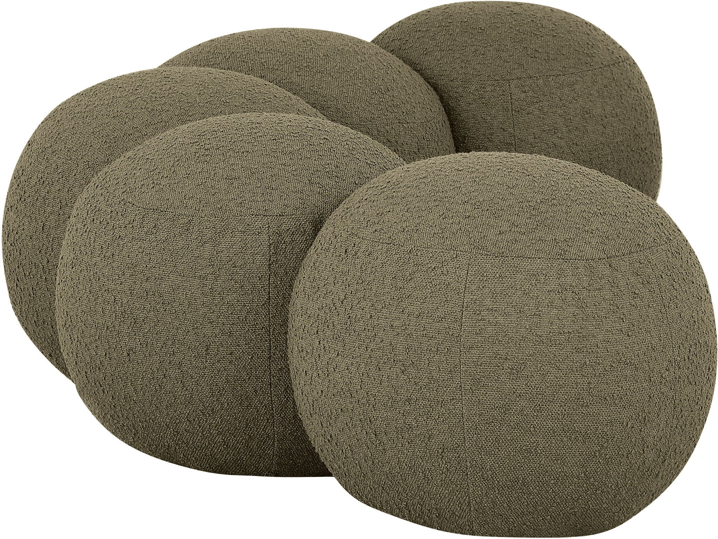Apollo - Boucle Fabric Bench