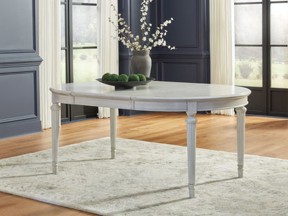 Montelaine - Oval Dining Room Extension Table - Antique White