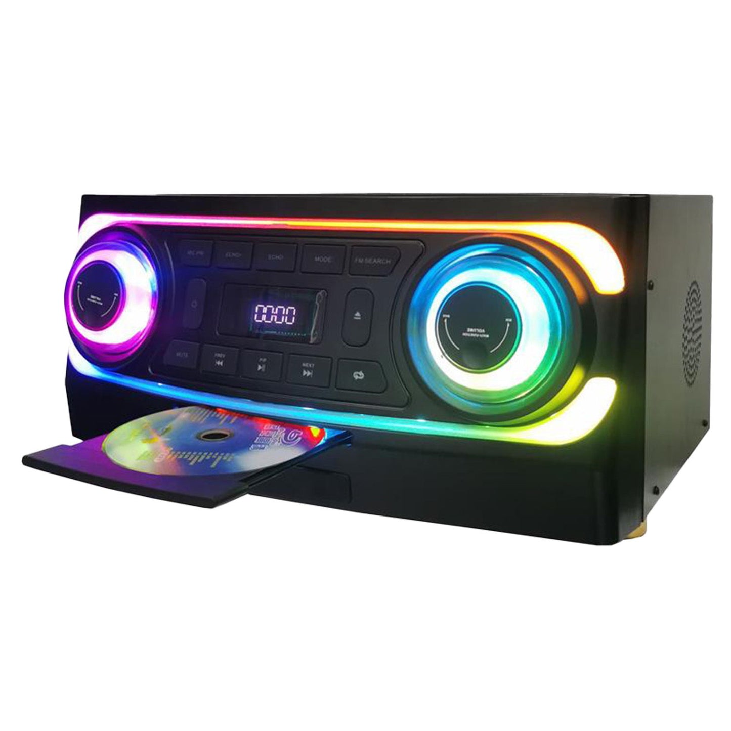 Gemini - Home Audio Karaoke System, With Light Effects, 5000W IPP - Black