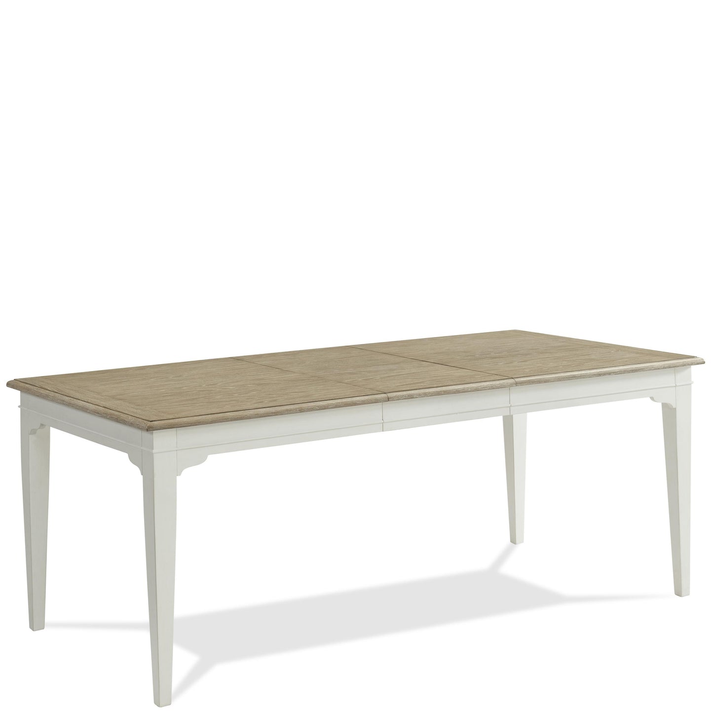 Myra - Rectangular Leg Dining Table - Natural / Paperwhite