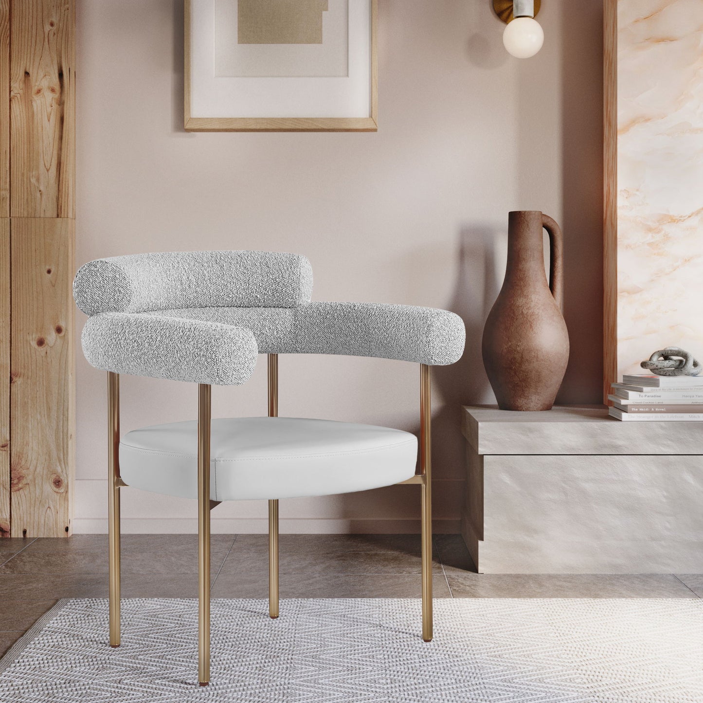 Blake - Dining Chair With Bronze Legs (Set of 2)