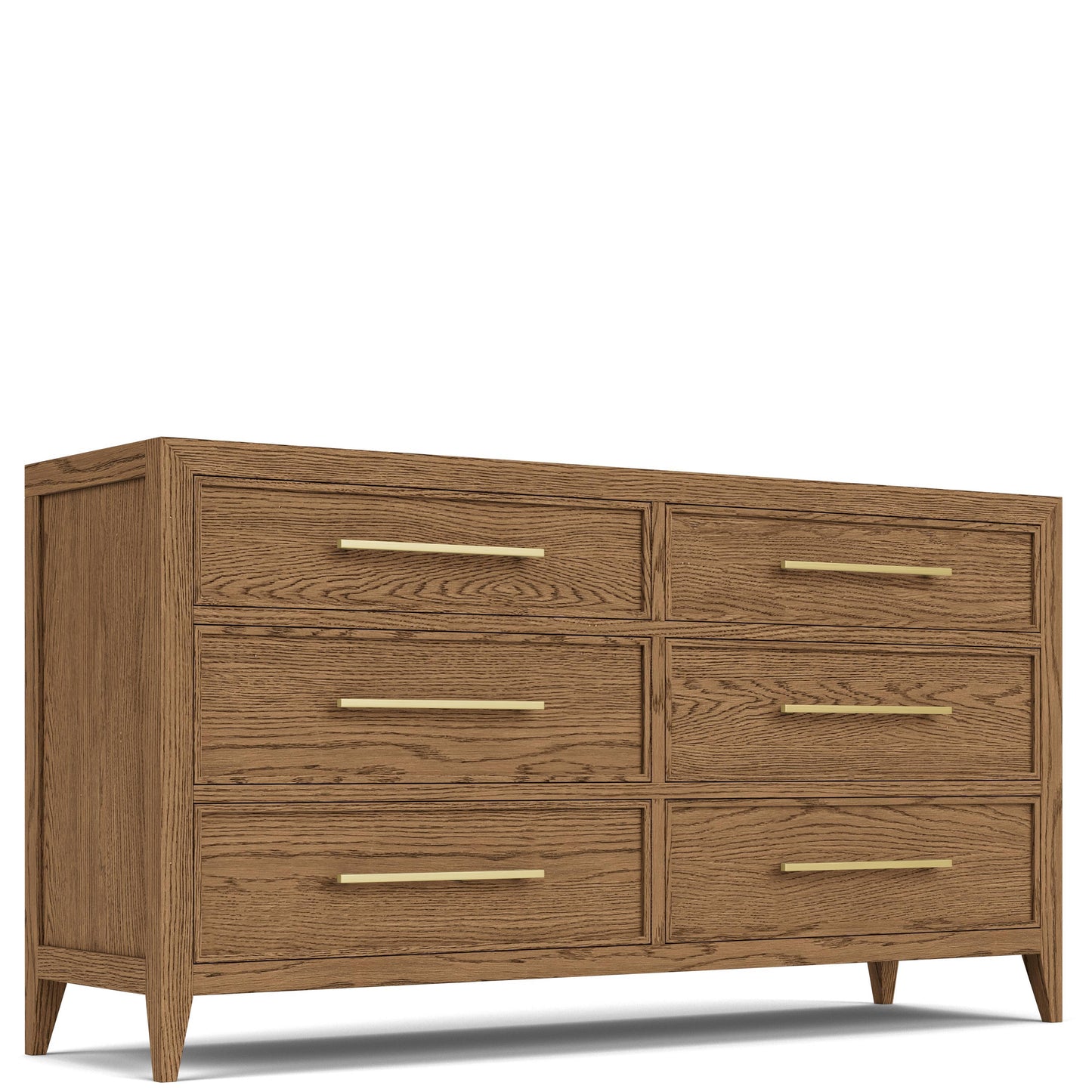 Halbrooke - Six Drawer Dresser - Light Brown